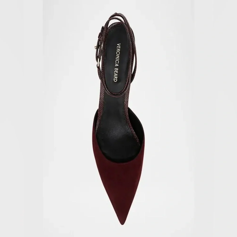 VERONICA BEARD Leather Colette Pumps